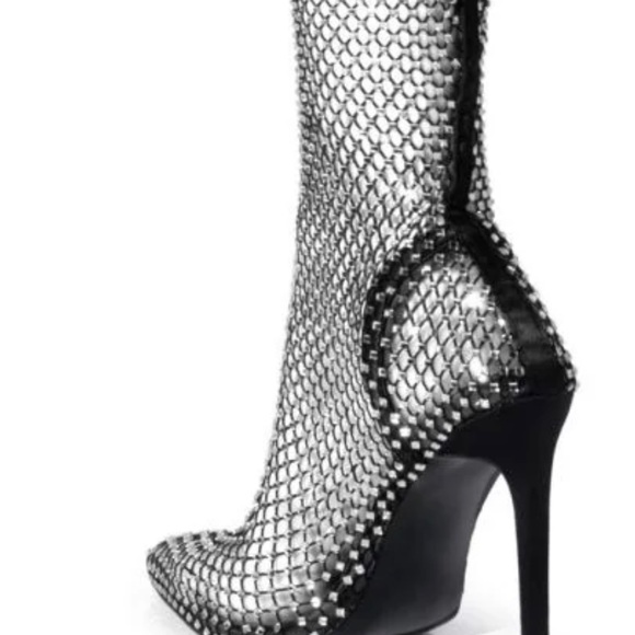 Mesh “Fishnet” Bootie - Picture 2 of 4